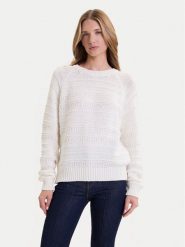 Mustang Sweter Silas 1016782 Écru Regular Fit. Swetry klasyczne damskie Mustang, s, z bawełny, bez kołnierzyka. Za 259.99 zł.