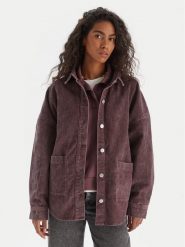 Roxy Koszula Kick Back Washed Cord ERJWT03697 Fioletowy Regular Fit. Fioletowe koszule damskie Roxy, xs, bez wzorów, z bawełny, bez kołnierzyka, bez ramiączek. Za 299.99 zł.