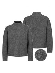 Eight2Nine Sweter w kolorze antracytowym rozmiar: XL. Czarne swetry klasyczne damskie Eight2Nine, xl, ze splotem, bez kołnierzyka. Za 154.95 zł.