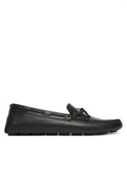 BOSS Mokasyny Roxanne 50548639 Czarny. Czarne mokasyny damskie Boss, ze skóry, bez obcasa. Za 659.99 zł.