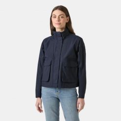 Kurtka damska Helly Hansen Escape Utility. Niebieskie kurtki damskie Helly Hansen, l, bez wzorów, bez kaptura. Za 670.00 zł.