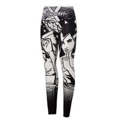 Legginsy sportowe damskie z wysokim stanem EXTREME HOBBY COMICS. Czarne legginsy sportowe damskie EXTREME HOBBY, s, bez wzorów, z elastanu, z podwyższonym stanem, do biegania. Za 229.00 zł.