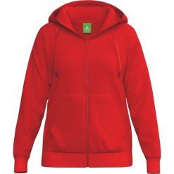 Bluza damska z kapturem Erima TS. Czerwone bluzy damskie Erima, na lato, bez wzorów, z bawełny, z kapturem. Za 254.55 zł.