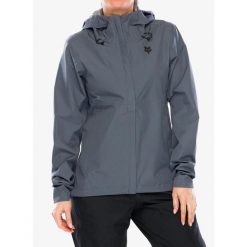 Kurtka rowerowa damska Fox Ranger 2.5L Water Jacket. Szare kurtki damskie FOX, l, bez wzorów, bez kaptura. Za 487.99 zł.