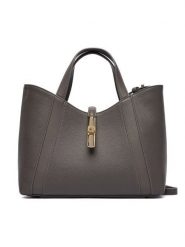 Furla Torebka Goccia Shopper Bag S WB01789 BX3353 KH 4283S Szary. Szare shopper bag Furla, bez wzorów, ze skóry, bez dodatków. Za 1,369.00 zł.