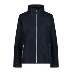 Kurtka damska turystyczna CMP 32Z1436D. Czarne kurtki damskie CMP, l, bez wzorów, bez kaptura. W wyprzedaży za 454.99 zł.