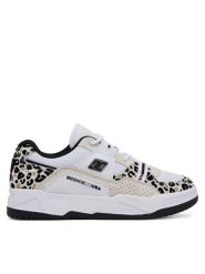 DC Shoes Sneakersy CONSTRUCT DC01660900 Biały. Białe obuwie sportowe damskie DC Shoes, ze skóry, bez zapięcia. Za 299.99 zł.