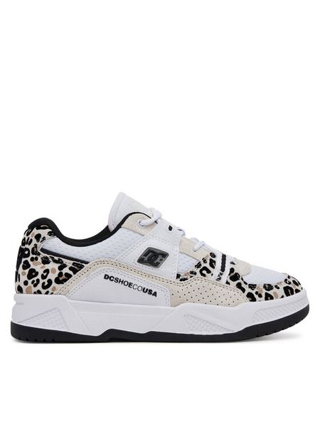 DC Shoes Sneakersy CONSTRUCT DC01660900 Biały. Białe obuwie sportowe damskie DC Shoes, ze skóry, bez zapięcia. Za 299.99 zł.