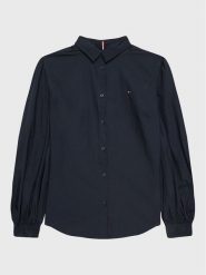 Tommy Hilfiger Koszula KG0KG07030 D Granatowy Regular Fit. Niebieskie koszule chłopięce Tommy Hilfiger, bez wzorów, z bawełny, bez kołnierzyka, bez ramiączek. Za 389.99 zł.