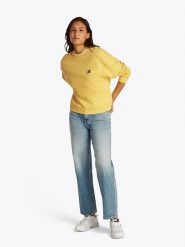 TOMMY JEANS Bluza w kolorze żółtym rozmiar: L. Żółte bluzy damskie Tommy Jeans, l, bez wzorów, z bawełny, bez kaptura. Za 219.60 zł.