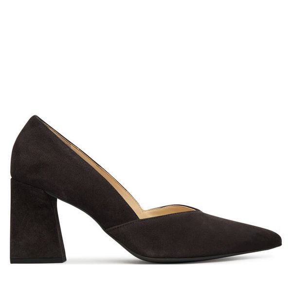 Szpilki HÖGL. Szare szpilki damskie Högl, bez wzorów, bez obcasa, na szpilce, bez zapięcia. Za 699.99 zł.