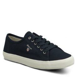 Tenisówki Gant. Niebieskie trampki damskie Gant, bez wzorów, bez zapięcia. Za 185.99 zł.