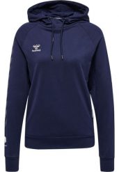 Damska bawełniana bluza z kapturem Hummel Move Grid. Niebieskie bluzy damskie Hummel, l, bez wzorów, z bawełny, z kapturem. Za 241.05 zł.