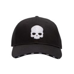Czapka sportowa z daszkiem Hydrogen Skull Cap. Czarne czapki z daszkiem damskie HYDROGEN, bez wzorów. Za 169.99 zł.