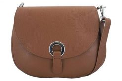 Listonoszka skórzana BARBERINI'S j. brązowa 641-12. Brązowe shopper bag Barberinis, z aplikacjami, ze skóry, przez ramię, duże, bez dodatków. Za 279.99 zł.