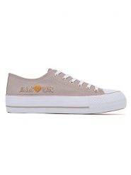 Sixth Sens Sneakersy w kolorze beżowym rozmiar: 39. Brązowe obuwie sportowe damskie Sixth Sens, bez zapięcia. Za 136.45 zł.