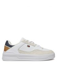 Tommy Hilfiger Sneakersy Essent Basket FW0FW08615 Biały. Białe obuwie sportowe damskie Tommy Hilfiger, ze skóry, bez zapięcia. Za 339.99 zł.