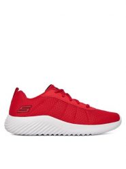 Skechers Sneakersy BOUNDER 403745L Czerwony. Czerwone obuwie sportowe damskie Skechers, z materiału, bez zapięcia. Za 159.99 zł.