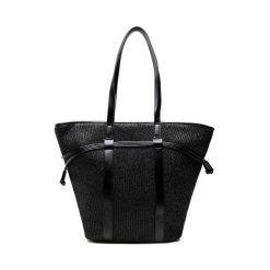 Torebka Jenny Fairy. Czarne shopper bag Jenny Fairy, bez wzorów, bez dodatków. Za 89.98 zł.