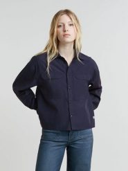 G-Star Bluzka w kolorze granatowym rozmiar: XL. Niebieskie bluzki damskie G-Star, xl, bez wzorów, retro, bez kołnierzyka, bez ramiączek. Za 135.17 zł.