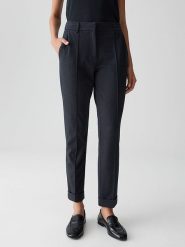 OPUS Spodnie "Melina" w kolorze czarnym rozmiar: 34. Czarne spodnie materiałowe damskie Opus, bez wzorów, z materiału. Za 143.99 zł.