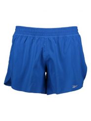 Reebok Szorty w kolorze niebieskim do biegania rozmiar: L. Niebieskie spodenki sportowe damskie Reebok, l, bez wzorów, z materiału, do biegania. Za 70.45 zł.