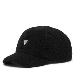 Czapka z daszkiem Guess. Czarne czapki z daszkiem damskie Guess, z aplikacjami. Za 134.99 zł.