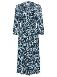 Olsen Sukienka w kolorze czarno-niebieskim rozmiar: 46. Czarne sukienki damskie Olsen, bez wzorów, z tkaniny, bez ramiączek. Za 165.71 zł.