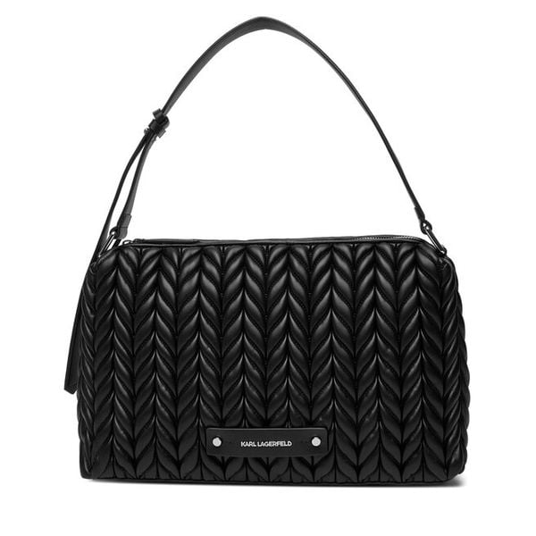 Torebka KARL LAGERFELD. Czarne torebki klasyczne damskie KARL LAGERFELD, bez dodatków. Za 649.99 zł.