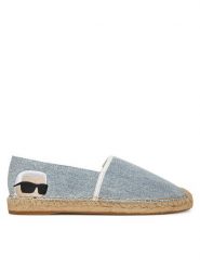 KARL LAGERFELD Espadryle KL80111 Niebieski. Niebieskie espadryle damskie KARL LAGERFELD, bez wzorów, z materiału, bez obcasa. Za 309.99 zł.