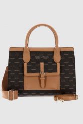 VALENTINO Brązowa shopperka Liuto. Brązowe shopper bag Valentino by Mario Valentino, bez dodatków. W wyprzedaży za 614.99 zł.