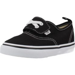 Buty VANS AUTHENTIC ELASTIC V Czarny. Czarne obuwie trekkingowe damskie Vans, z tkaniny, bez zapięcia. Za 196.99 zł.