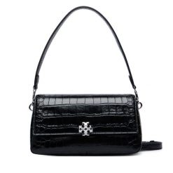 Torebka Tory Burch. Czarne torebki klasyczne damskie Tory Burch, bez dodatków. Za 2,634.00 zł.