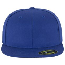 Czapka Z Daszkiem Premium 210. Niebieskie czapki z daszkiem damskie FLEXFIT, bez wzorów. Za 87.99 zł.