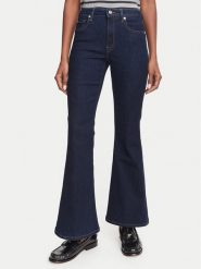 Tommy Hilfiger Jeansy Luna WW0WW52185 Granatowy Flare Fit. Niebieskie jeansy damskie Tommy Hilfiger. Za 476.99 zł.