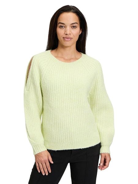 CARTOON Sweter w kolorze żółtym rozmiar: 42. Żółte swetry klasyczne damskie Cartoon, z wełny, bez kołnierzyka. Za 113.99 zł.