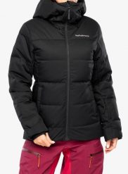 Kurtka narciarska damska Peak Performance Shred Down Jacket. Czarne kurtki damskie Peak Performance, na zimę, l, bez wzorów, z polaru, bez kaptura. Za 1,599.39 zł.