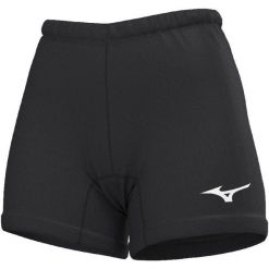 Szorty damskie Mizuno TRAD VB Wos. Czarne spodenki sportowe damskie Mizuno, l, bez wzorów, z materiału, na fitness i siłownię. Za 179.00 zł.