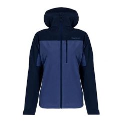 Kurtka softshell damska Marmot ROM. Niebieskie kurtki damskie Marmot, xs, bez wzorów, z softshellu, bez kaptura. Za 409.99 zł.