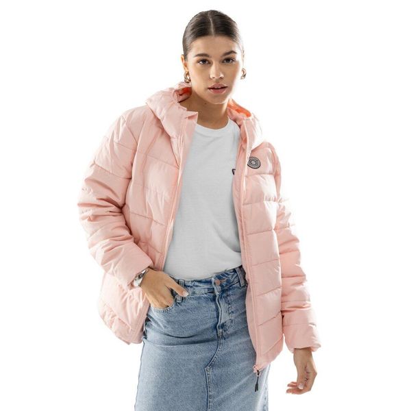 Kurtka puchowa lifestyle wodoodporna damska Hokkai-W. Czerwone kurtki damskie SIROKO, l, bez wzorów, z puchu, bez kaptura. W wyprzedaży za 253.00 zł.