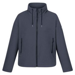 Bluza Polarowa Damska Dzianinowa Ashlynn. Niebieskie bluzy damskie Regatta, l, bez wzorów, z dzianiny, bez kaptura. Za 200.99 zł.