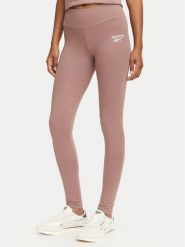 Reebok Legginsy Celina RK25701CCW Beżowy Slim Fit. Brązowe legginsy damskie Reebok, s, bez wzorów, z bawełny. Za 129.99 zł.