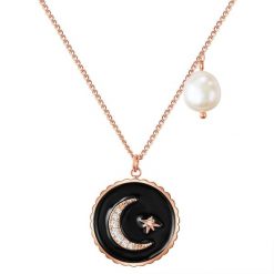 Valero Pearls Księżyc Stal nierdzewna Preciosa Perła hodowlana słodkowodna Naszyjniki 1 ct Damski. Białe naszyjniki damskie Valero Pearls, z perłą, ze stali. Za 209.99 zł.