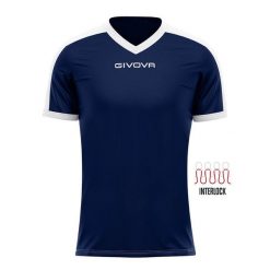Koszulka piłkarska dla dorosłych Givova Revolution Interlock. Białe bluzki damskie Givova, xl, bez wzorów, sportowe, bez kołnierzyka, bez ramiączek. Za 33.00 zł.