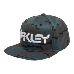 Czapka typu snapback Oakley Mark III. Brązowe czapki z daszkiem damskie Oakley, bez wzorów. Za 188.00 zł.