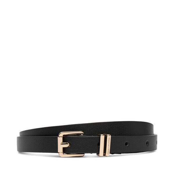 Pasek Tommy Hilfiger. Czarne paski damskie Tommy Hilfiger, bez wzorów. Za 170.99 zł.