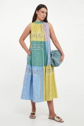 Sukienka ze wzorem paisley Regno WEEKEND MAX MARA. Sukienki damskie Weekend Max Mara, bez wzorów, bez ramiączek. Za 2,099.00 zł.