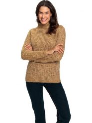 WITT WEIDEN Sweter w kolorze jasnobrązowym rozmiar: 50. Brązowe swetry klasyczne damskie WITT WEIDEN, ze splotem, bez kołnierzyka. Za 69.91 zł.