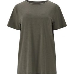 Koszulka damska Athlecia Lizzy. Szare bluzki damskie Endurance, bez wzorów, sportowe, bez kołnierzyka, bez ramiączek. Za 138.50 zł.