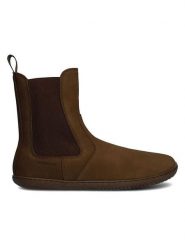Groundies Skórzane buty "Camden" w kolorze brązowym do chodzenia na boso rozmiar: 38. Brązowe botki damskie Groundies, z nubiku, sportowe, bez obcasa, bez zapięcia. Za 339.95 zł.